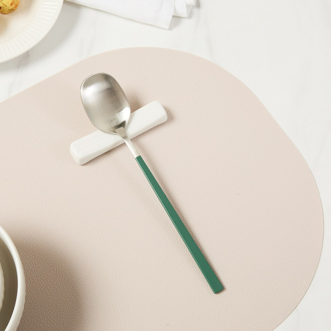 모던하우스 브로디 디너스푼 그린 TO0626008, 1개, 스푼