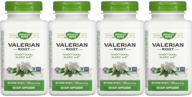 네이처스웨이 발레리안 뿌리 530mg, 4개, 180정, 180정 - 쿠팡