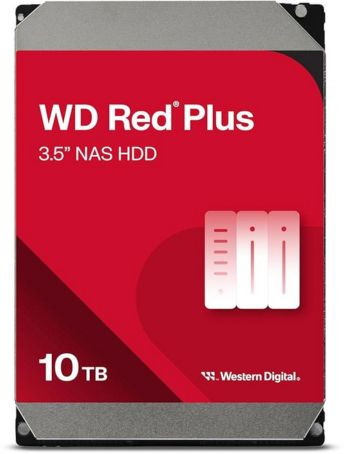레드 플러스 NAS 내장 하드 (WD40EFZX) HDD 4TB 드라이브, 10TB