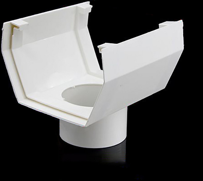 파파가든 지붕 빗물받이 처마 우수받이 (선택6 배수구 75mm), 1개