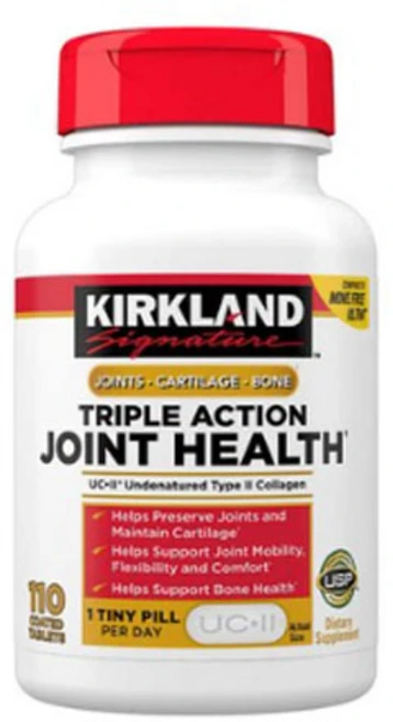 커클랜드 트리플 액션 조인트 헬스 110정 (타블렛) Kirkland Signature Triple Action Joint Health (110 Tablets), 1개 - 쿠팡