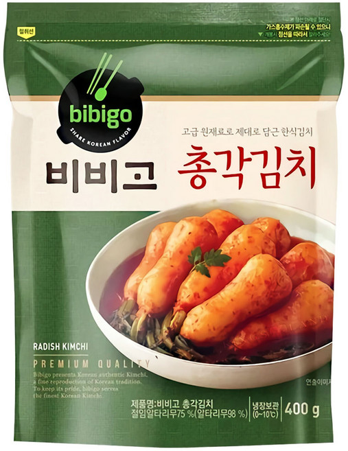 (냉장)[비비고]총각김치400g, 400g, 1개