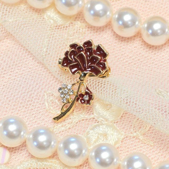 어버이날 고급 쁘띠 카네이션 브로치 부모님 스승의날 선물 카네이션 조화 코사지 코싸지 뱃지 꽃 브로치 핀 부토니에