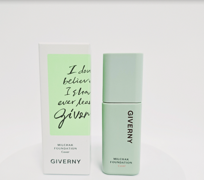 [정품] +**))-++ 숨쉬는 에어리 라이트 포뮬러 얇고 정교한 빌더블 커버 레이어잉||| 지베르니 밀착 커버 파운데이션 모든피부용 페이스용, 2개, 미디움베이지