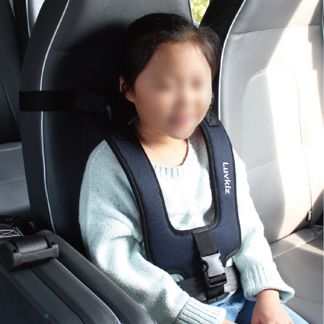 KC인증 러브키즈 전차종 2점식 3점식 겸용 안전벨트 카시트 보조장치 가드, 2,3점식 겸용_ 네이비, 1개