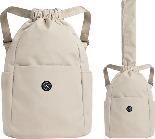 아브라함 파크골프 가방 샤프트커버 백팩, 아이보리