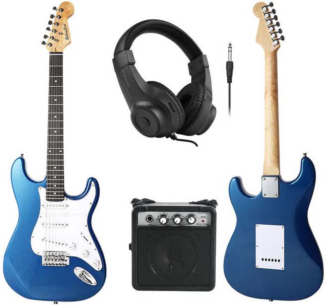 소닉플로 일렉기타 입문용 세트 학생용 초보용 전자기타, 펄 블루, 1개