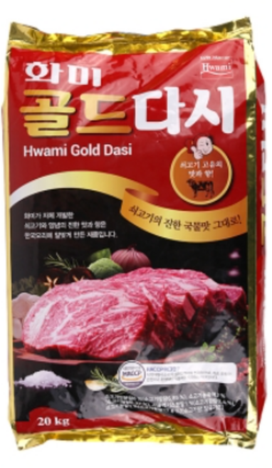 화미 화미골드다시 조미료, 20kg, 40개