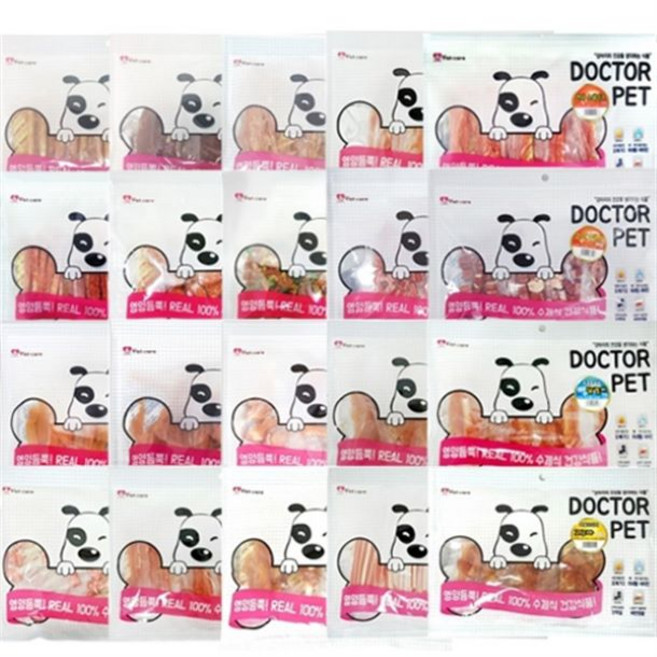 닥터펫 300g 16가지 맛 개간식 강아지육포 강아지사사미 강아지져키 개육포 개사사미, 완피 사사미, 1개