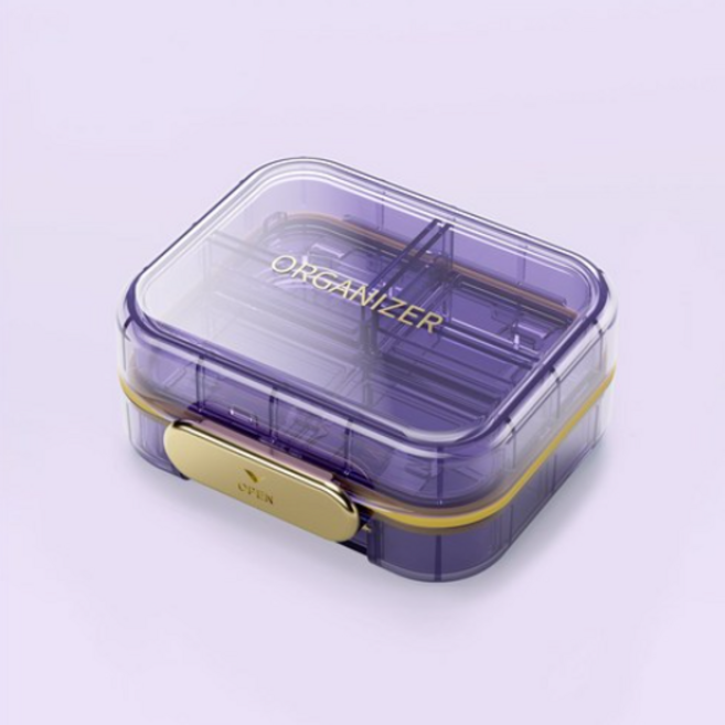 알로롱리빙 여행용 사파이어 일주일 약통, 1개