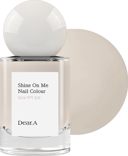 디어에이샤인 온 미 네일 컬러 택1, SE34 쿠키 도우, 11ml, 1개