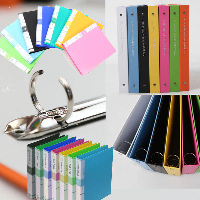 보급형 3공 바인더 A4 에코바인더 모음 (선택구매) 20mm 30mm, 01)보급형PP3공2cm(흑색)