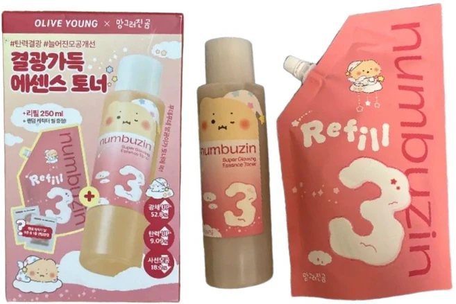 numbuzin 넘버즈인 숫자토너 3번 결광가득 에센스토너, 450ml, 1개 - 쿠팡