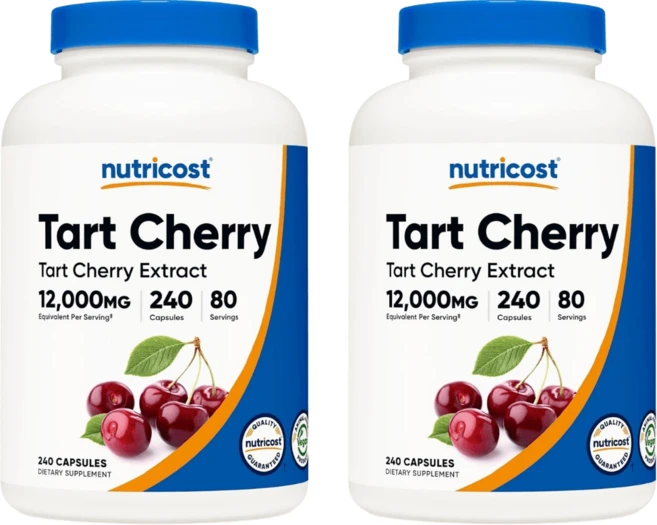 뉴트리코스트 타트체리 추출물 12000mg 240캡슐 2개, 240정 - 쿠팡