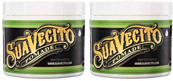 Suavecito Pomade Matte Medium Hold Low Shine 수아베시토 포마드 매트 미디엄 홀드 로우 샤인, 2개, 142g