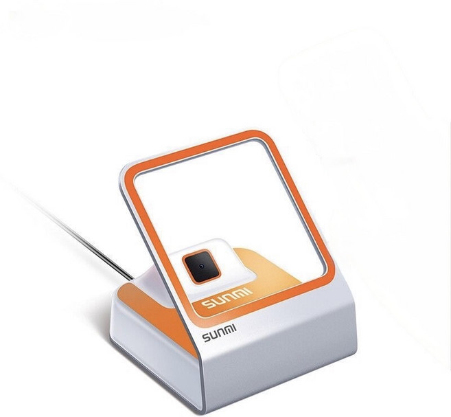 SUNMI 有線桌上型一維/二維掃碼器 手機條碼載具, 1個, 小閃 NS010