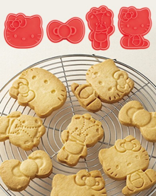 스템프 쿠키 메이커 쿠키커터 (헬로키티), 1개