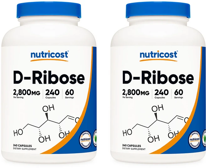 뉴트리코스트 D-리보스 2800mg 240캡슐 2병, 240정, 2개 - 쿠팡