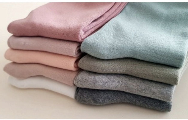 몽삭스 여성 무지양말 단목양말 중목양말 학생양말 1켤레