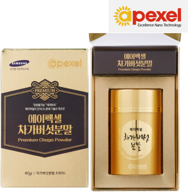 에이펙셀 차가버섯 가루 분말, 1개, 40g