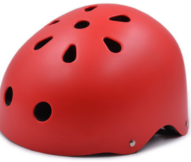 어린이용 어반 자전거 헬멧 전동 킥보드 인라인 롤러 스키 보드 아동용, 레드, 1개