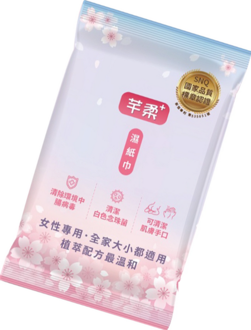 芊柔 清除腸病毒濕紙巾, 1個, 84張