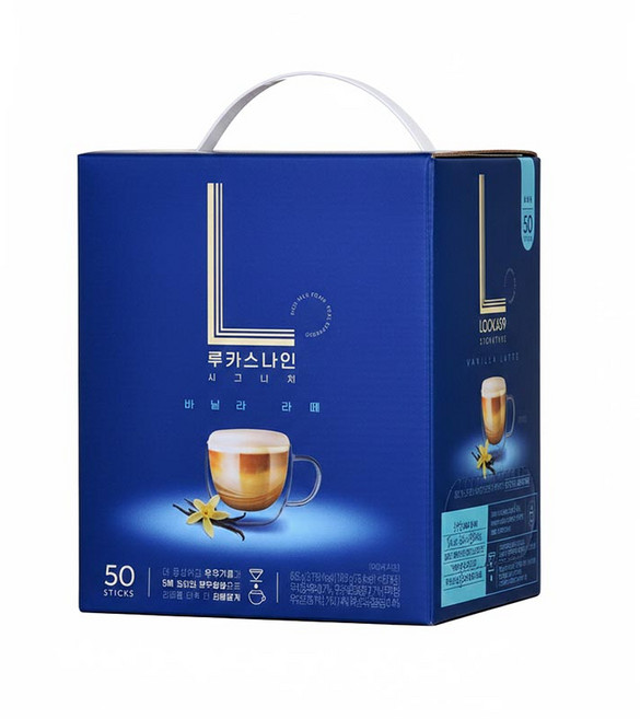 LOOKAS9 香草拿鐵 咖啡飲品 50入, 16.9g, 1個, 50個裝