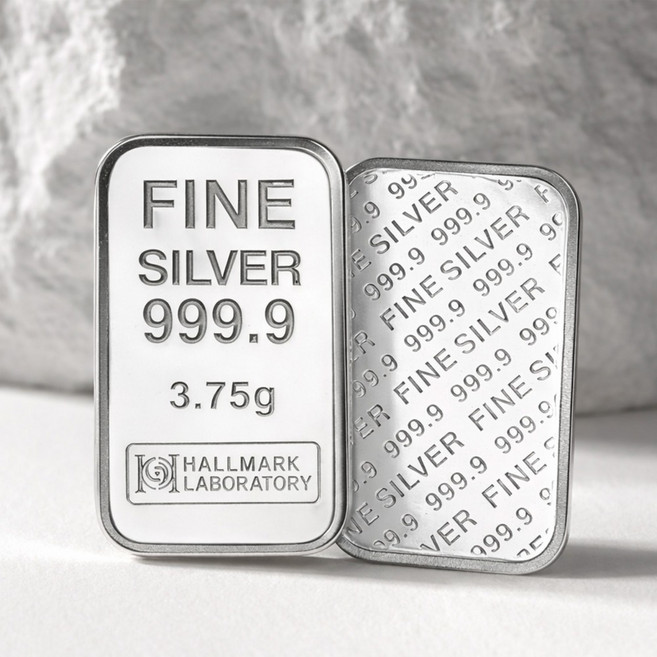 펠리체골드 [한정수량] 순은 실버바 포나인 999.9 / 3.75g 선물 데일리 은테크 기념일 여성 부모님 선물추천 한돈 골드바