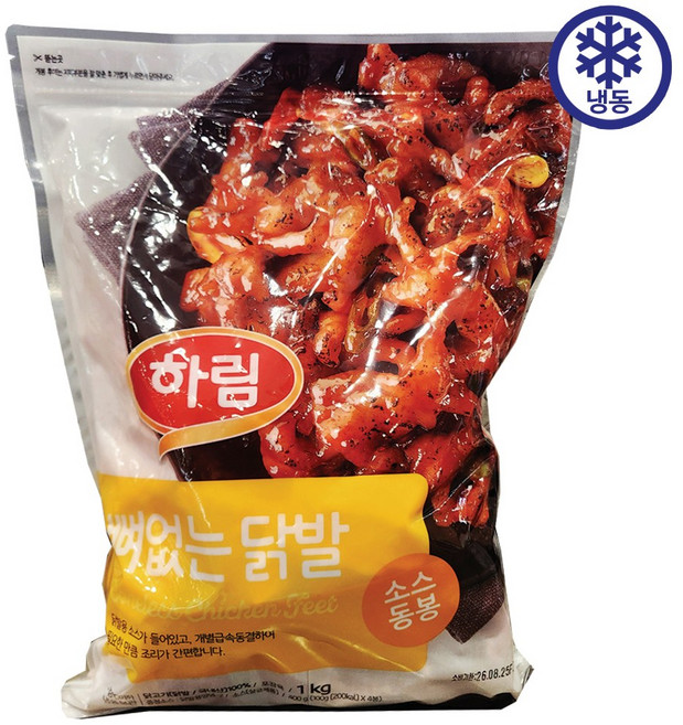 트레이더스 하림 뼈없는 닭발 (소스동봉), 1개, 1kg