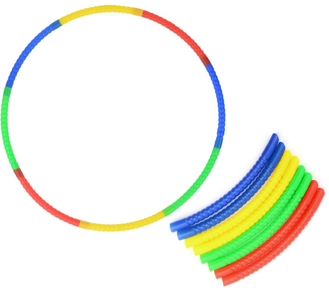 이음모음 심플 조립식 훌라후프, 1개, 프리미엄 대형, 300g