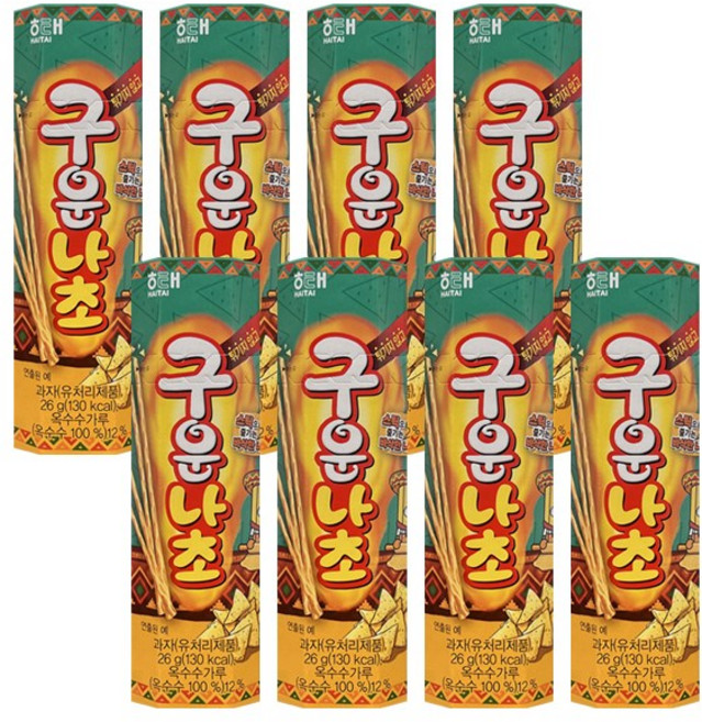 해태 구운나초, 8개, 26g