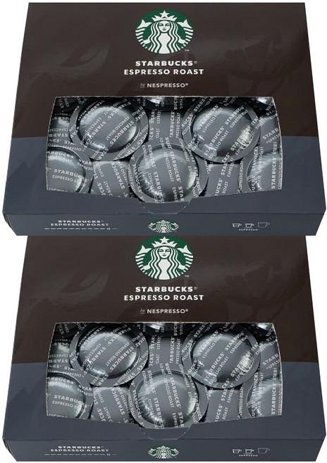 스타벅스 에스프레소 로스트 네스프레소 프로 기업용 업소용 포드 패드 캡슐 50개 x 2박스, 50개입