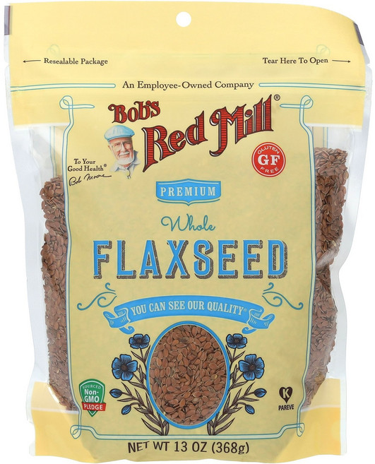 Bob's Red Mill 프리미엄 홀 아마씨드 13 oz (368 g) Mill (밥스 레드 밀), 1개