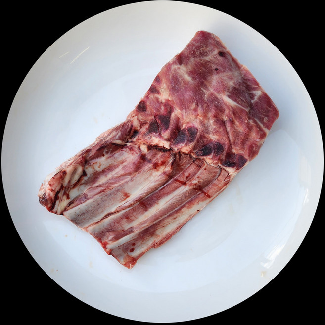 양갈비 토마스 숄더랙 (원육 절단) 500g 어린양 양고기 원육 베이비 통 숄더렉 프렌치랙 양갈비 티본 스테이크, 통원육, 1개