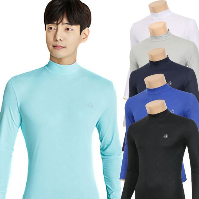 팁탑스포츠 쿨티 기능성쿨냉감티셔츠 남성골프쿨이너웨어(화이트)