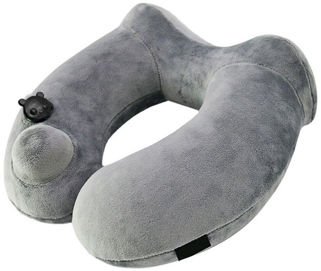에어 목베개 여행 휴대용 기내 차량용 목 헤드 쿠션 get*8342jT