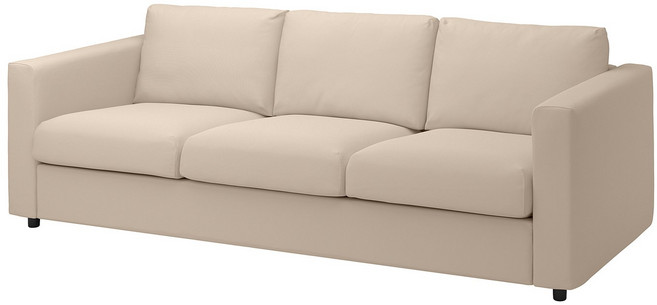 이케아 빔레 3인용소파, 할라르프 베이지