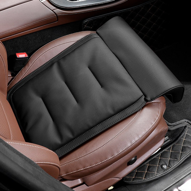 SEAMETAL 두꺼웠어 자동차 시트 다리 확장 브라켓 쿠션, 블랙, 1개