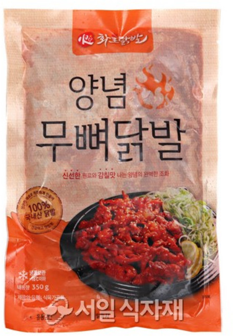 다우린 양념 무뼈닭발, 10개, 350g