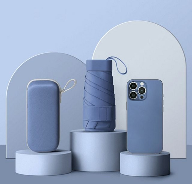 휴대용 가방 튼튼한 2단 초 수동 이 형 미니 파우치