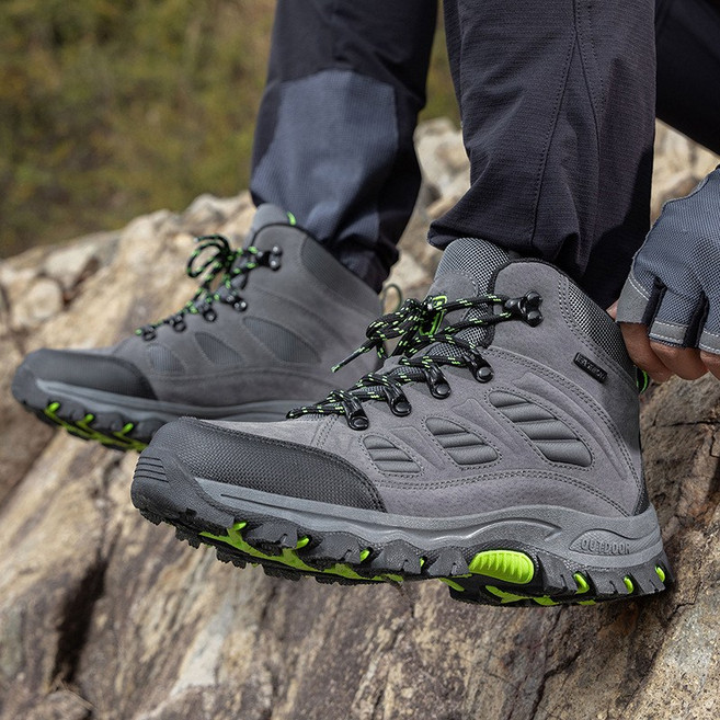 YAPOGI 초경량 남여공용 미끄럼 방지 하이탑 쿠션 방수 안전 등산화 베트릭스 트레킹화