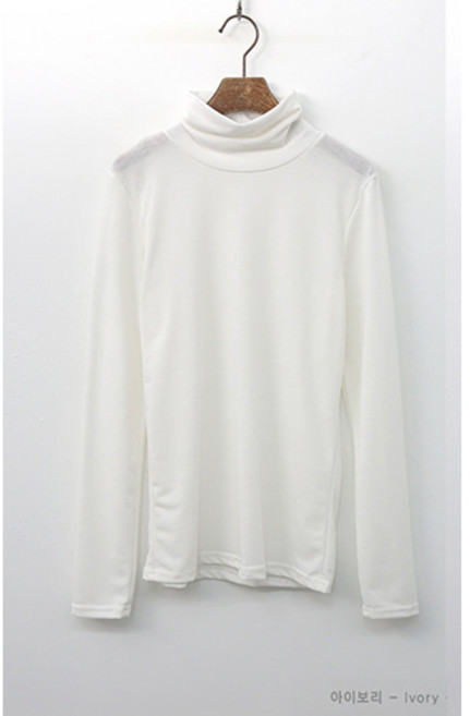 여성용 아이엠수 슈크림 거즈 슬림 폴라티