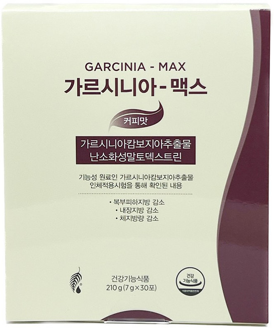 멜라루카 가르시니아 맥스 커피맛 (7gx30포), 7g, 30개
