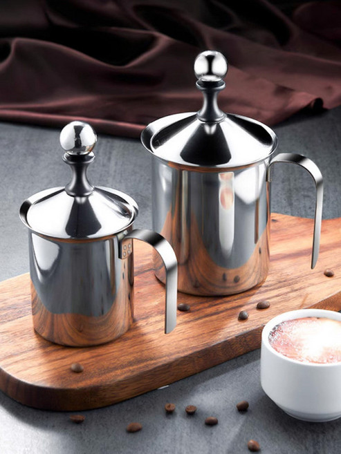 핸드우유거품기 핸드블랜더 수동 커피 아이스 폼 메이커, 소형 -스프링 포함, 단일 모델