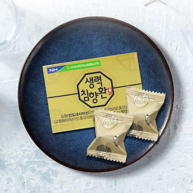 신상품/ [농협] 생력 침향환 골드 60환 (침향 고함량 /선물용 쇼핑백 포함), 60개, 3.75g