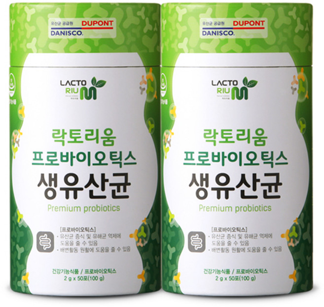락토리움 프로바이오틱스 생유산균 50p, 2개, 100g