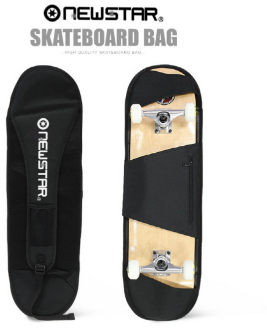 오와식스 뉴스타 롱보드 전용 풀커버 가방 백팩 더블팩 겸용 스케이트보드가방 29-31인치 전용백팩, SRK31가방, 1개