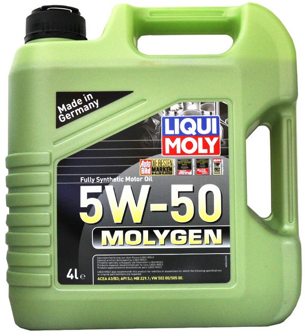 LIQUI MOLY MOLYGEN 5W50 全合成機油 #2542, 1個, 4L #2543