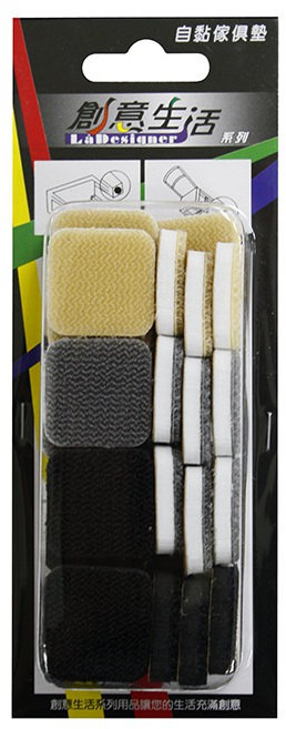 創意生活 自黏傢俱墊 方形 傢俱墊 防刮傷 防噪音 椅腳墊 保護墊 (36入), 1個