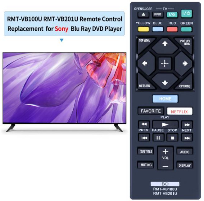 원격 제어 DVD RMT-VB100U BDP-S1500 S3500 사용-소니 블루 레이 플레이어 리모컨